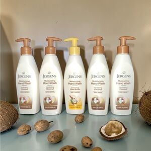 Jergens Bundle Lot 5 Enriching Shea Butter & Hydrating Coconut Hand Wash 8.45 oz